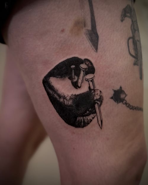surrealism tattoo by emily in los angeles