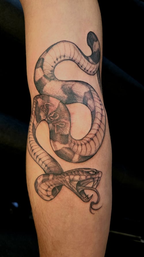 black & grey tattoo by dretty in los angeles