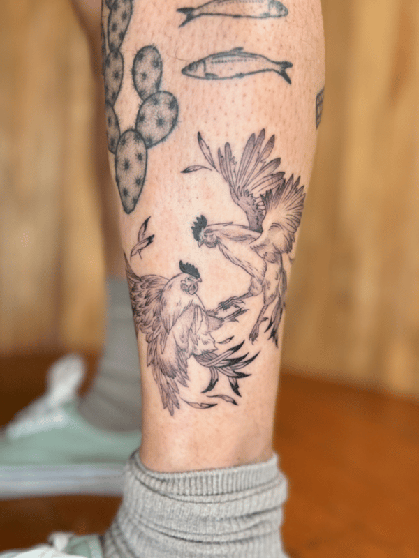linework tattoo by Dylan Aiello — los angeles