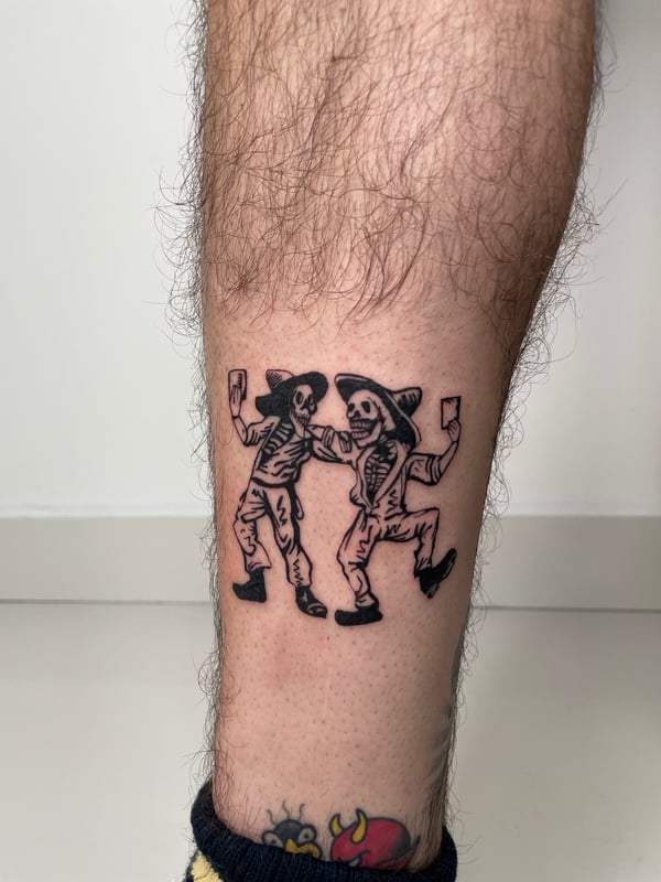 blackwork tattoo — by Brian Kies, los angeles