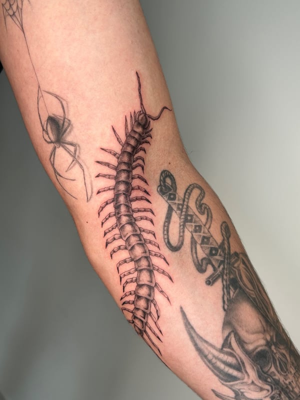 blackwork tattoo — by Brian Kies, los angeles