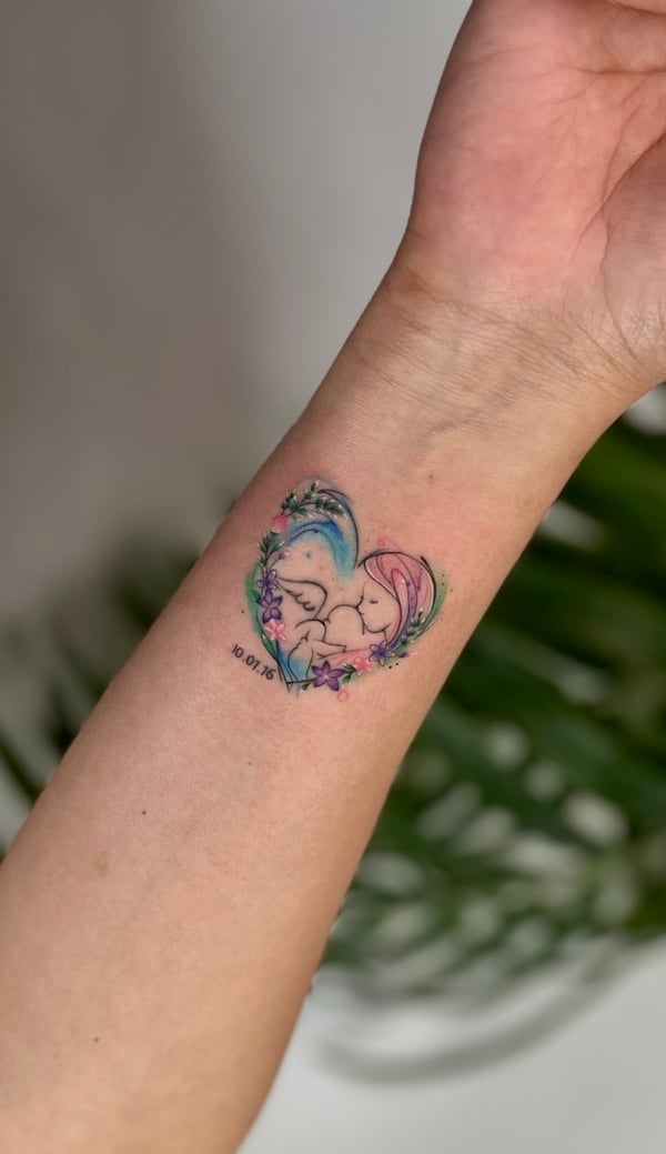 watercolor tattoo by Rae kaku — los angeles