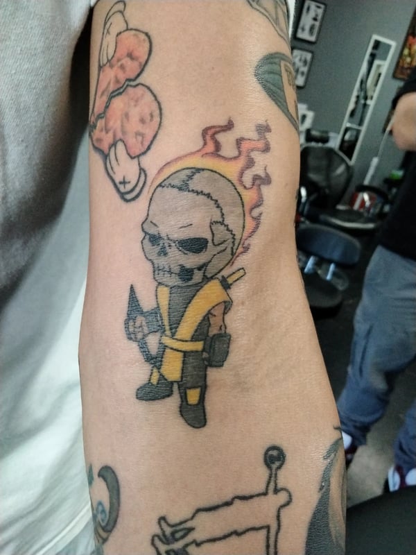 illustrative tattoo by anoetic.designs.ultd — los angeles