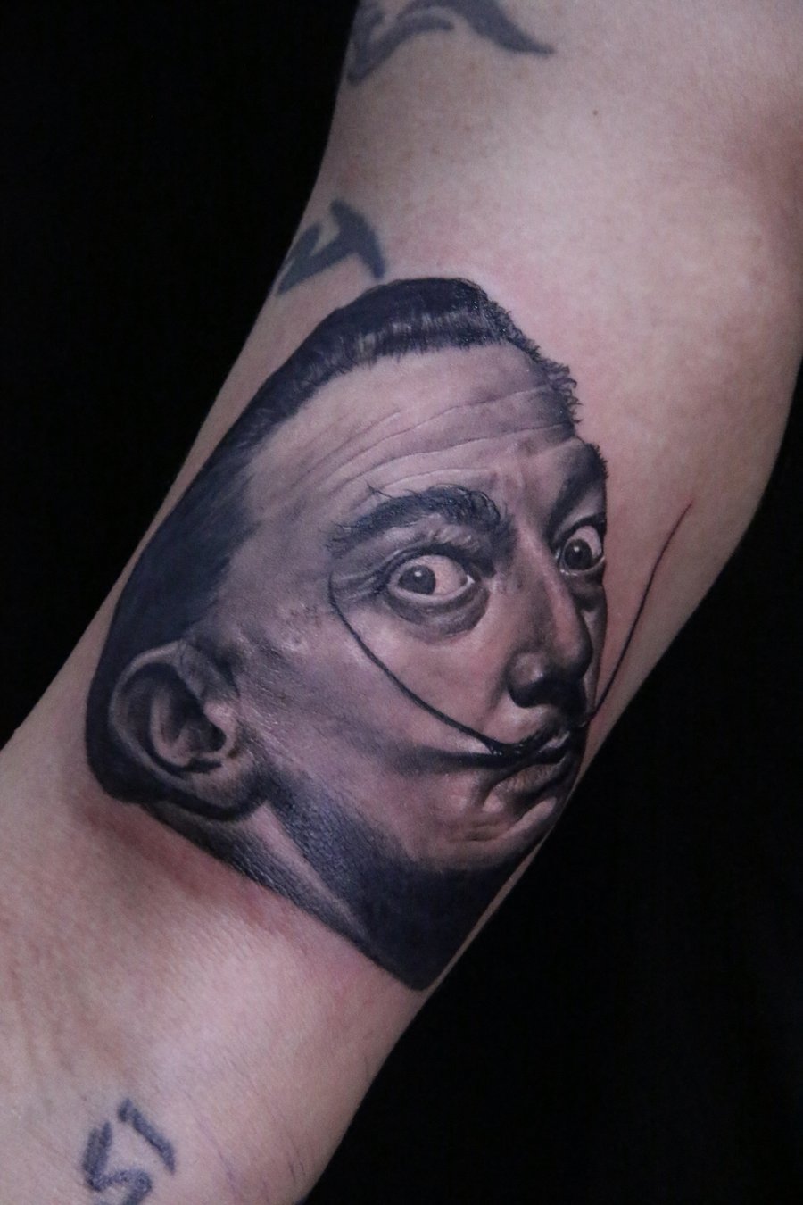 realism portrait of a man tattoo — by Chiu Ray, los angeles