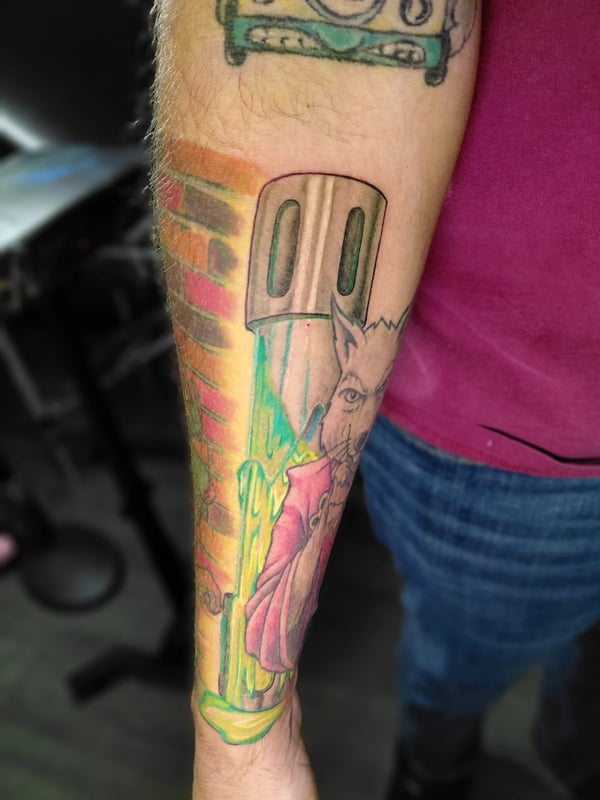 illustrative tattoo by anoetic.designs.ultd — los angeles
