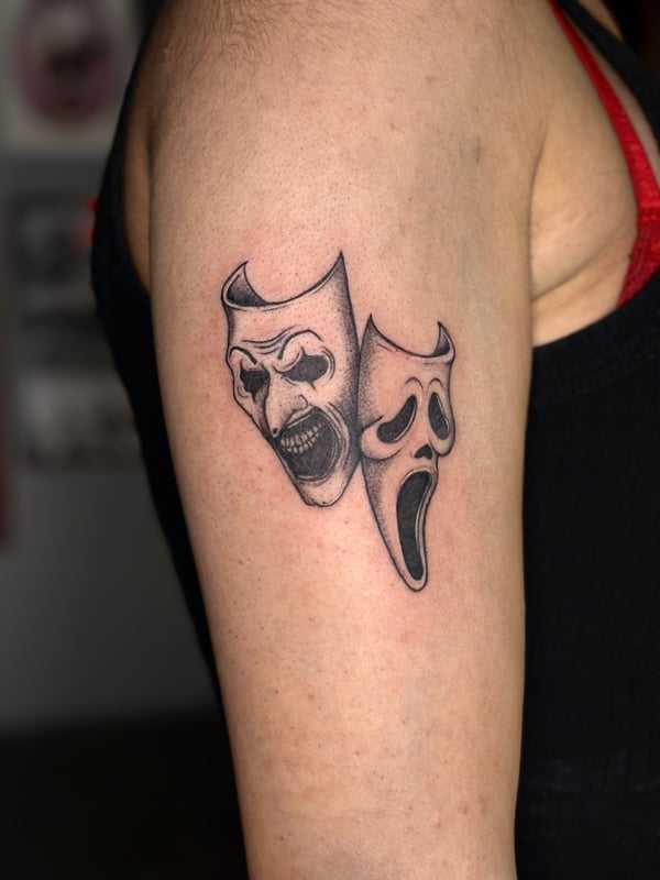 black & grey tattoo by Dead Pretty Tattoos — los angeles