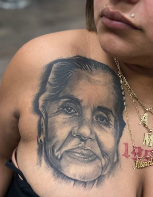 realism tattoo by eddie rodriguez in downtown la, los angeles