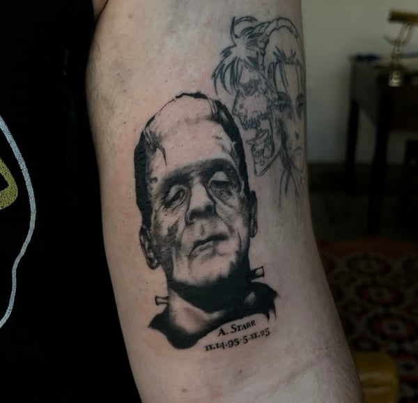 black & grey tattoo by velvet devil — los angeles