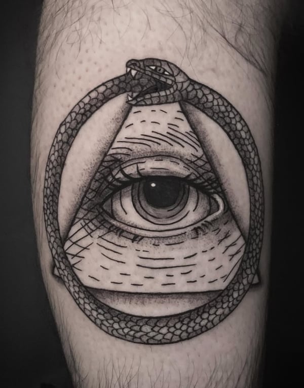 blackwork tattoo by Shelby Bianco — los angeles