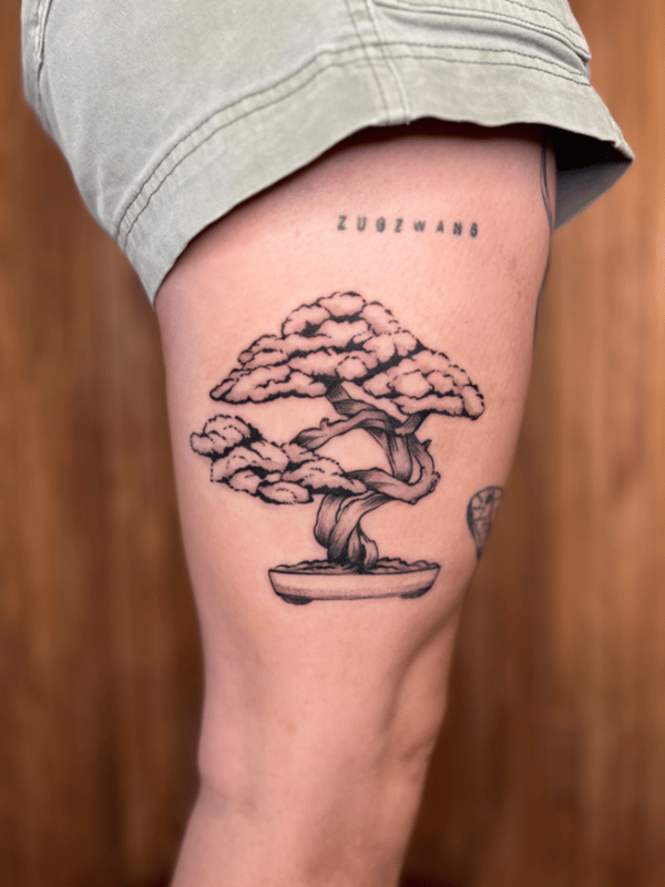 blackwork tattoo by Dylan Aiello — los angeles