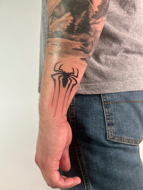 blackwork tattoo by Brian Kies — los angeles