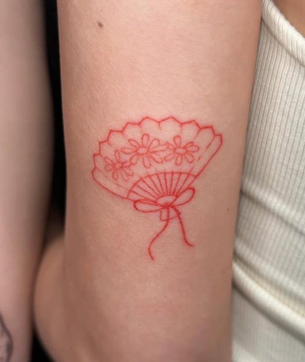minimalist tattoo by Samantha Wilks — los angeles