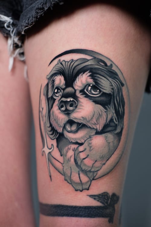 realism tattoo by gabe motta in arts district, los angeles