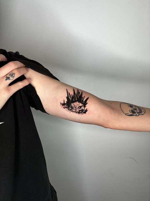 blackwork tattoo by Edgar Armas Rodriguez — los angeles