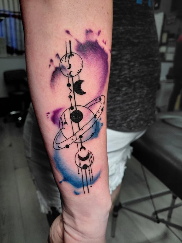 geometric tattoo by anoetic.designs.ultd — los angeles