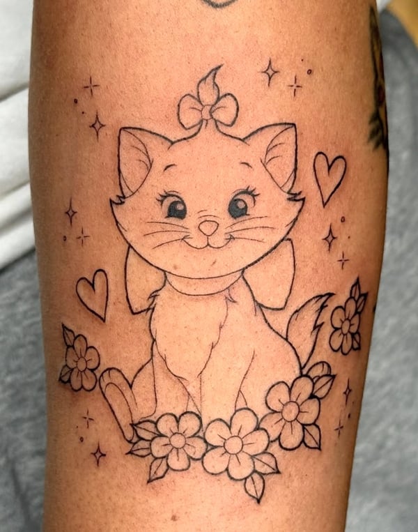 fine line tattoo — by NJ TATTOOZ, corona, ca