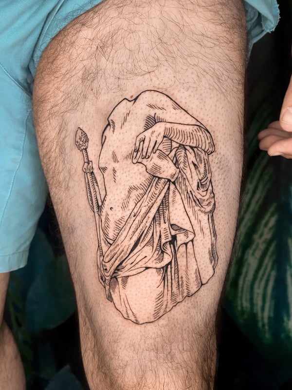 linework tattoo by katlyyons — los angeles