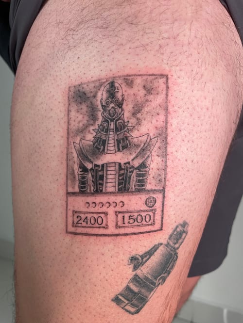 linework tattoo by brian kies in highland park, los angeles