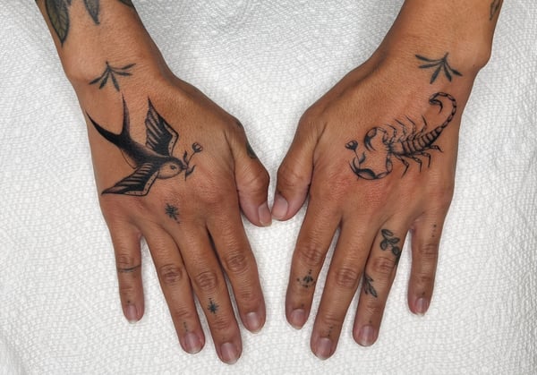 black & grey tattoo — by velvet devil, los angeles