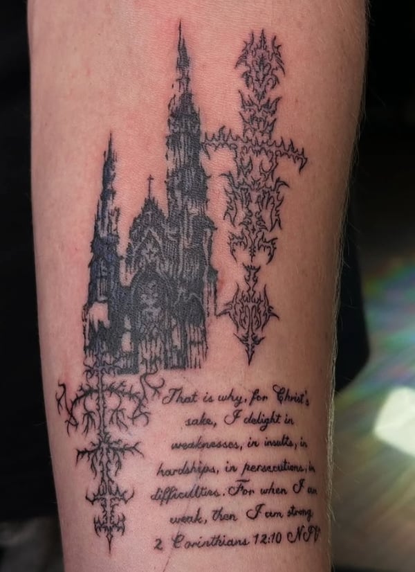 blackwork tattoo by NJ TATTOOZ — los angeles