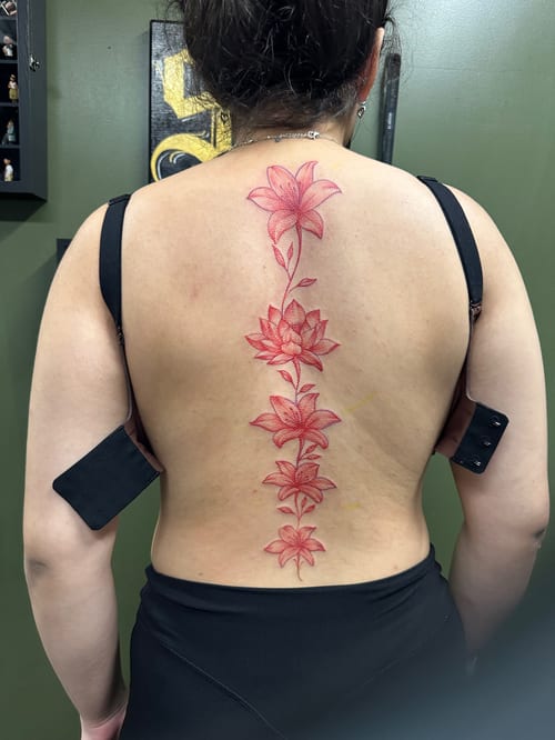 fine line tattoo by humilde tattoos in los angeles