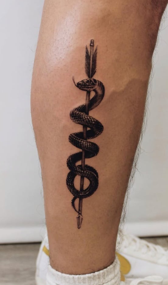 blackwork tattoo by Jian Liang — los angeles