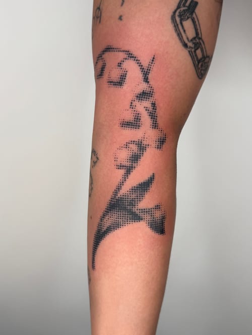 dotwork tattoo — by Level tattoo, los angeles