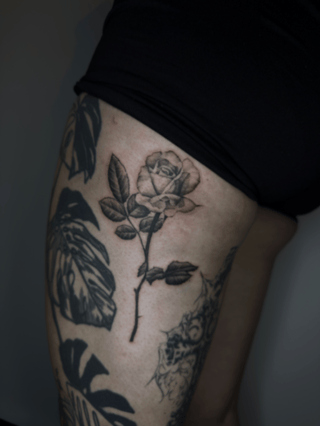 fine line tattoo by Garrick {Gman} lee