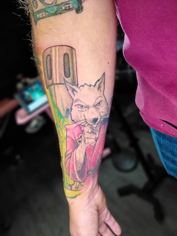 illustrative tattoo by anoetic.designs.ultd — los angeles