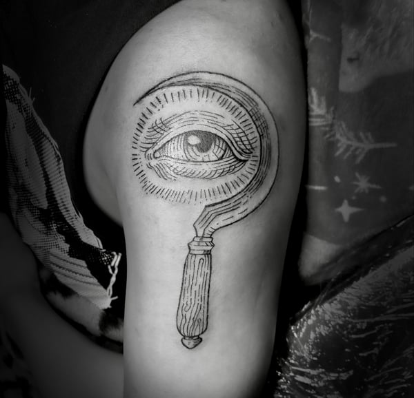blackwork tattoo by Tag Devilish — los angeles