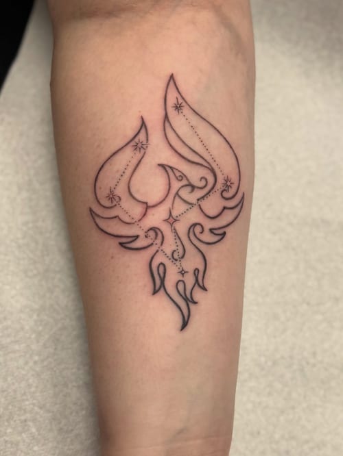 dotwork tattoo by sandra price in los angeles