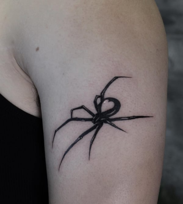 blackwork tattoo by Jian Liang — los angeles