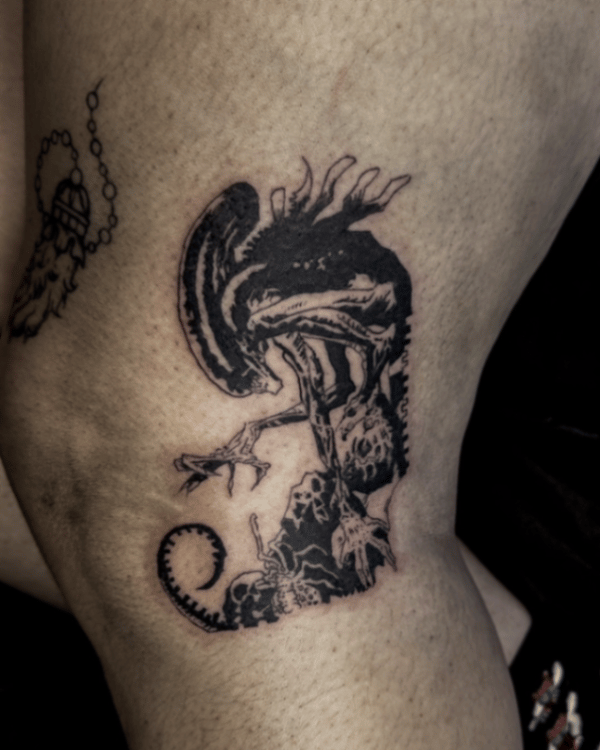 blackwork tattoo by Garrick {Gman} lee — los angeles