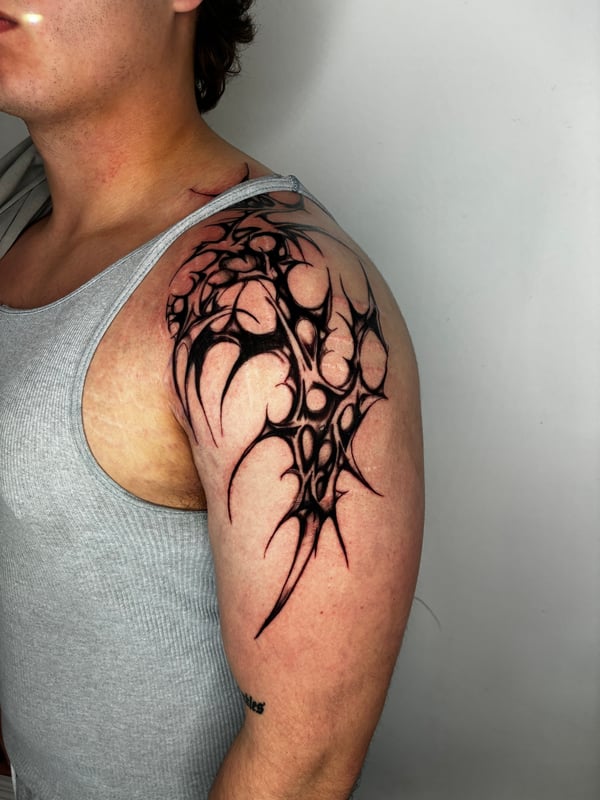 tribal tattoo by Edgar Armas Rodriguez — los angeles