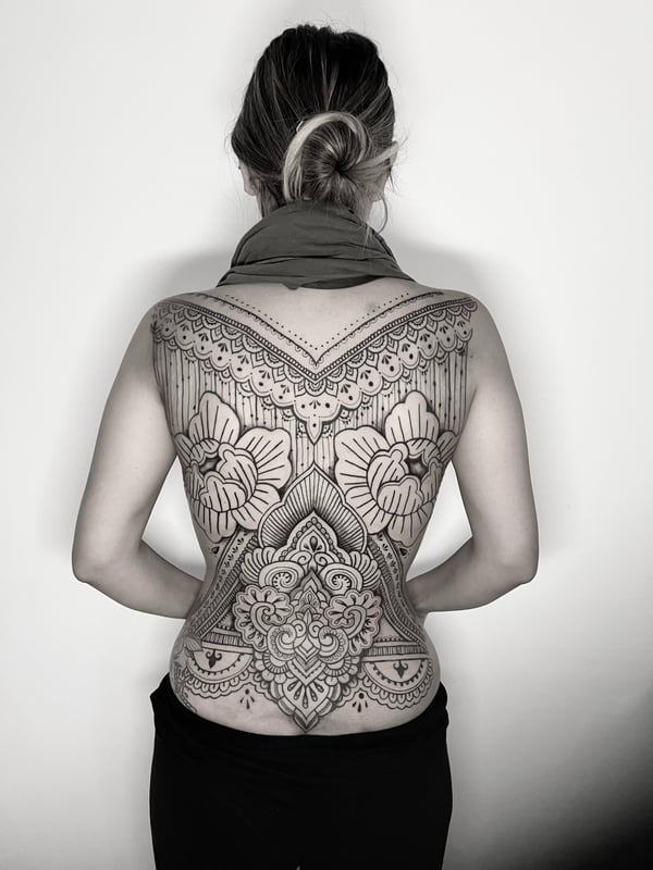 ornamental tattoo by INKEDBy_G — los angeles