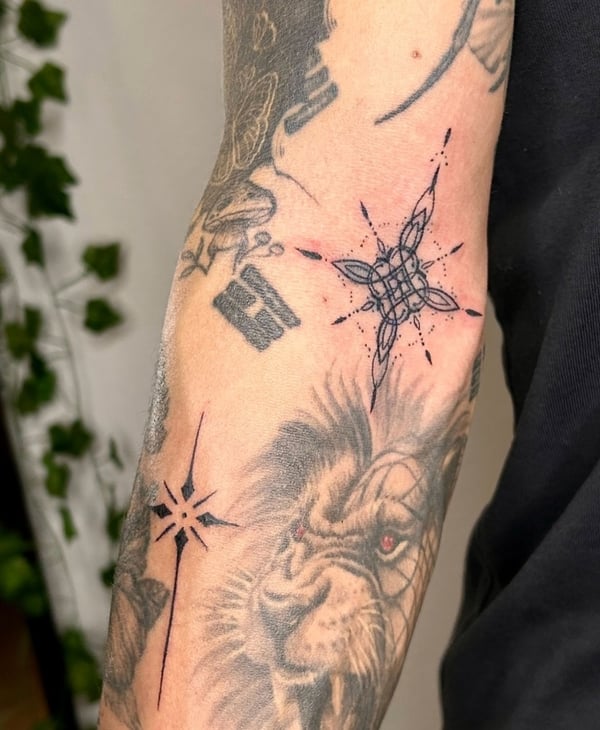 black & grey tattoo by NJ TATTOOZ — los angeles