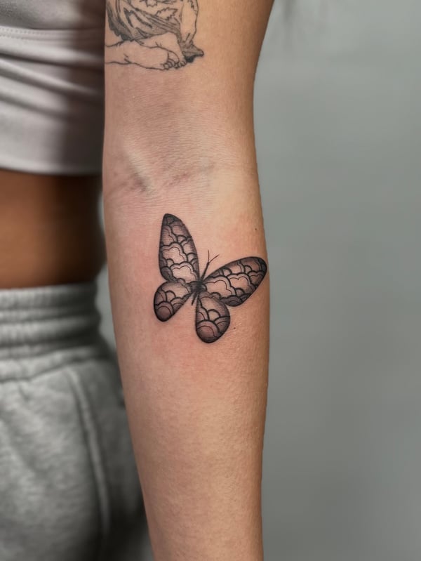 fine line tattoo by Rae kaku — los angeles
