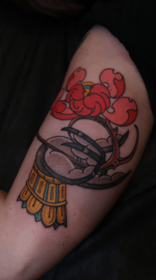 sleeve tattoo by tyler_whitlock, los angeles