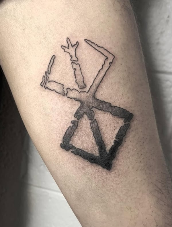 blackwork tattoo by Shelby Bianco — los angeles