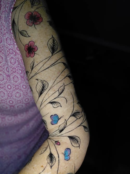 spine tattoo by anoetic.designs.ultd, los angeles
