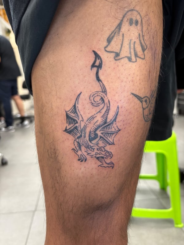 blackwork tattoo by Hannah  — los angeles