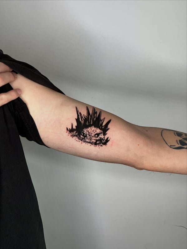 blackwork tattoo by Edgar Armas Rodriguez — los angeles