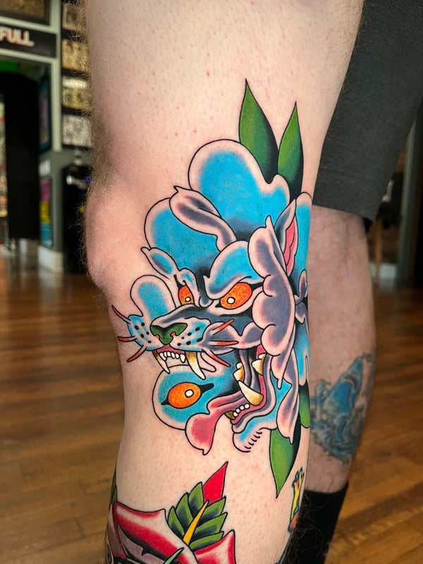 neo-traditional tattoo by Megan Rose — los angeles