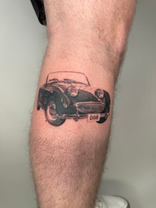 memorial tattoo by level tattoo, los angeles