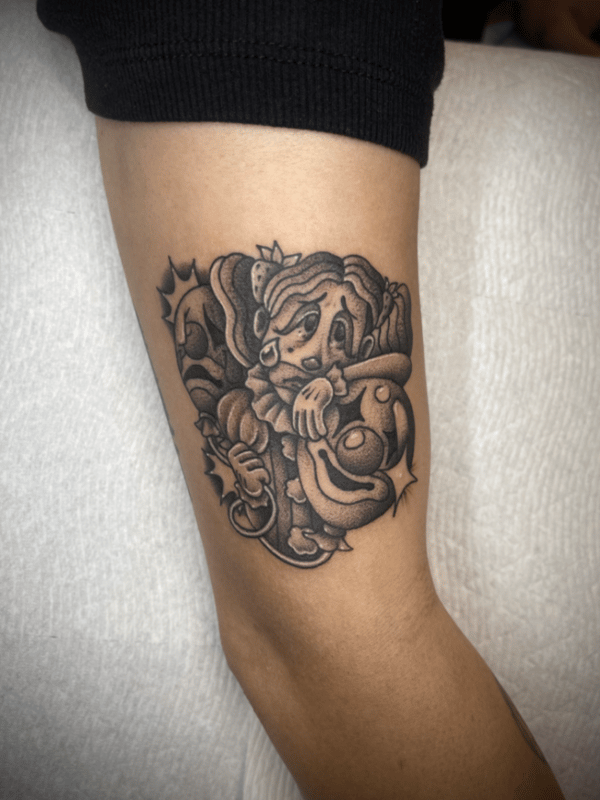 neo-traditional tattoo by Engram — los angeles