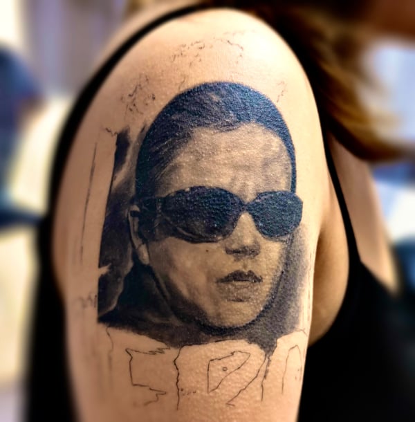 portraits tattoo by 钟逸政 — los angeles