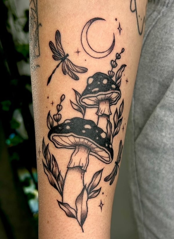 blackwork tattoo by NJ TATTOOZ — los angeles