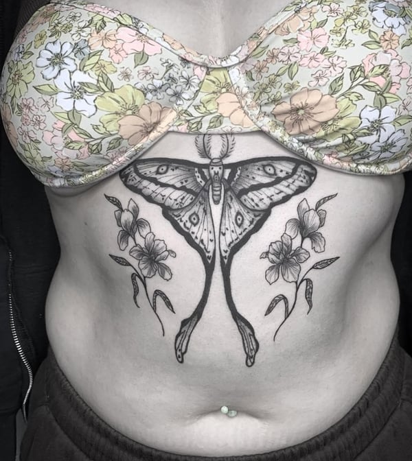 blackwork tattoo by Shelby Bianco — los angeles
