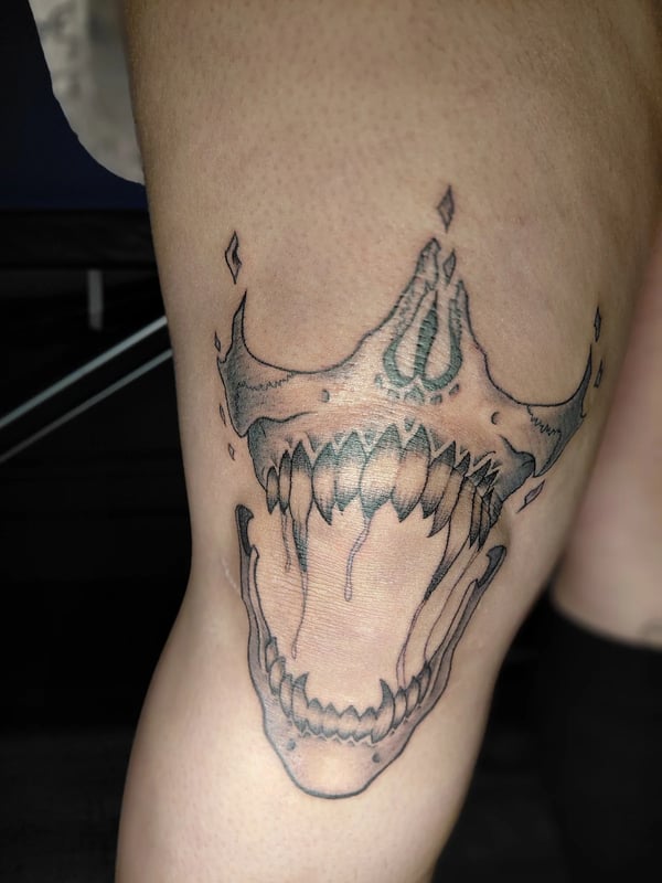 blackwork tattoo by anoetic.designs.ultd — los angeles