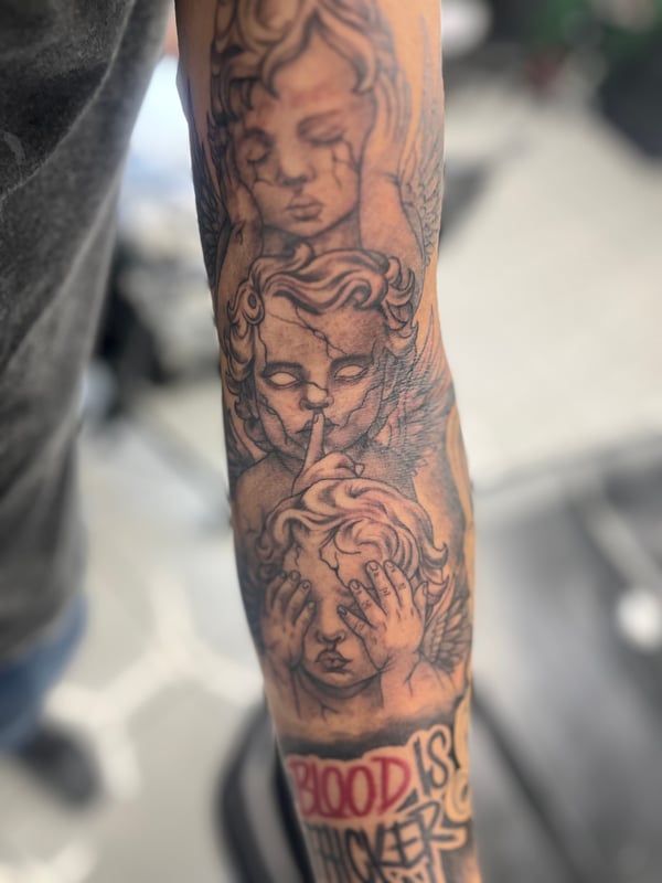 black & grey tattoo by Mr._Folks — los angeles